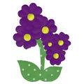 FLOR 4961 ROXO